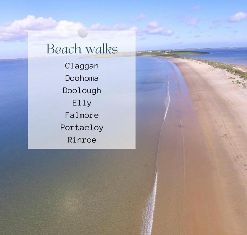 Seascape On The Edge Of Town: 4 Beds All Ensuite. Belmullet Buitenkant foto